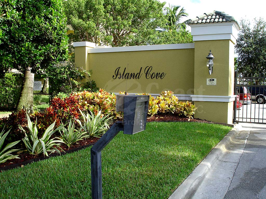 Island Cove Signage